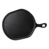 Borrelplank organisch - acaciahout - zwart - 40x58 cm