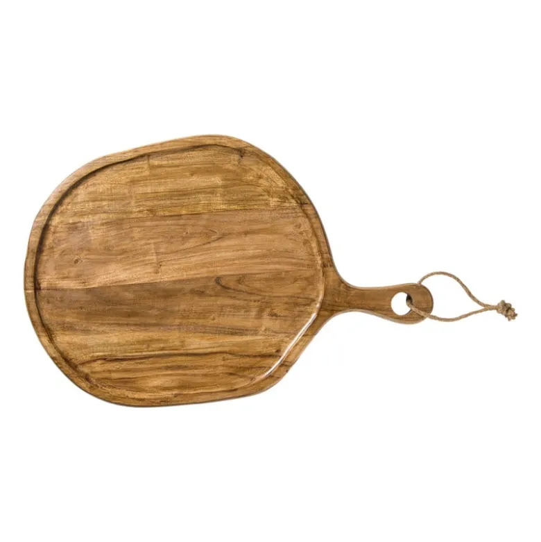 Borrelplank organisch groot - acaciahout - 58x40 cm