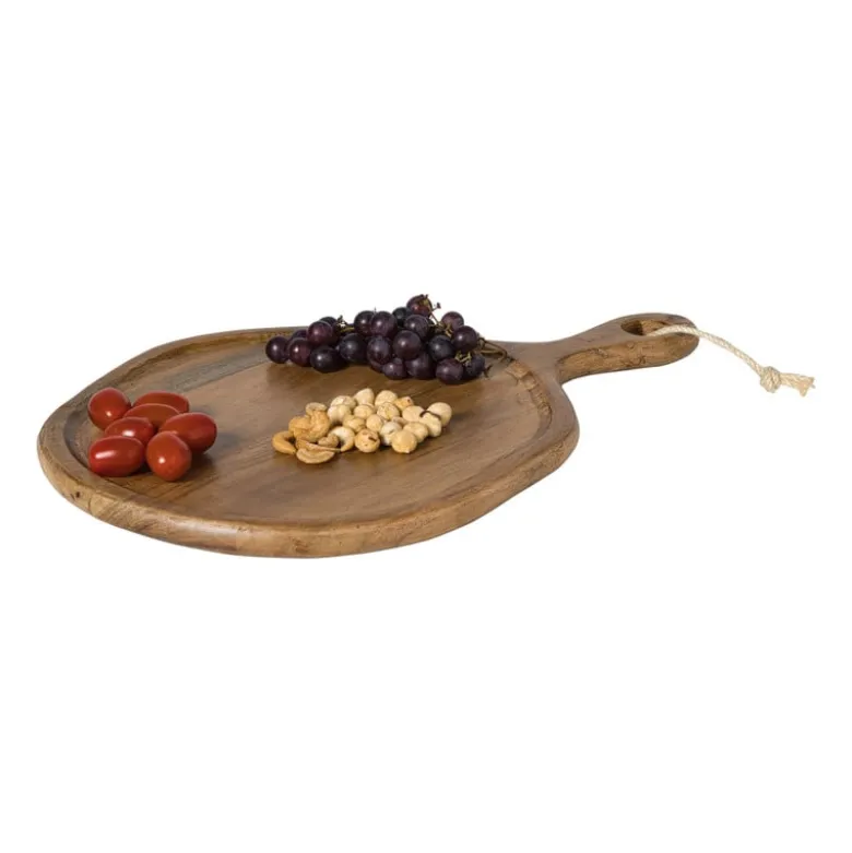Borrelplank organisch middel - acaciahout - 46x32.5 cm