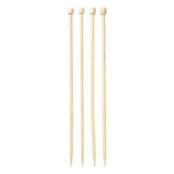 Breinaalden 7 & 8 mm - bruin - set van 2