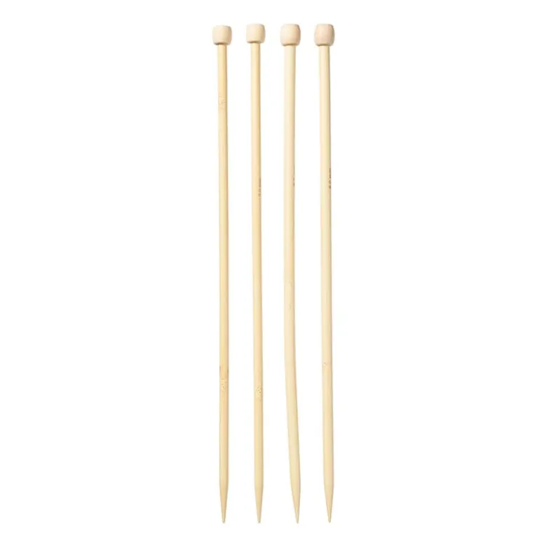 Breinaalden 7 & 8 mm - bruin - set van 2
