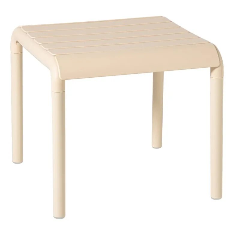 Buiten bijzettafel Lea - beige - 40x45x45 cm