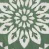 Buitenkleed bloem - groen - ø150 cm
