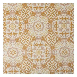 Buitenkleed cirkels - geel/oranje - 160x230 cm