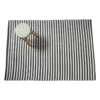 Buitenkleed streep - zwart/wit - 160x230 cm