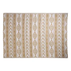 Buitenkleed tribal - beige - 160x230 cm