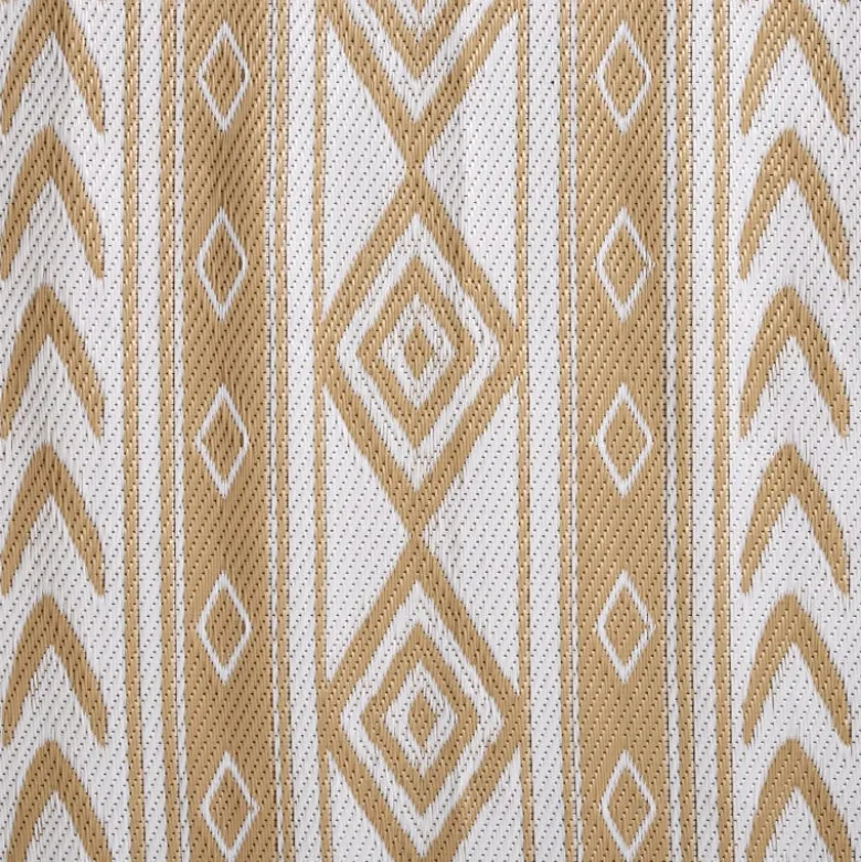 Buitenkleed tribal - beige - 160x230 cm