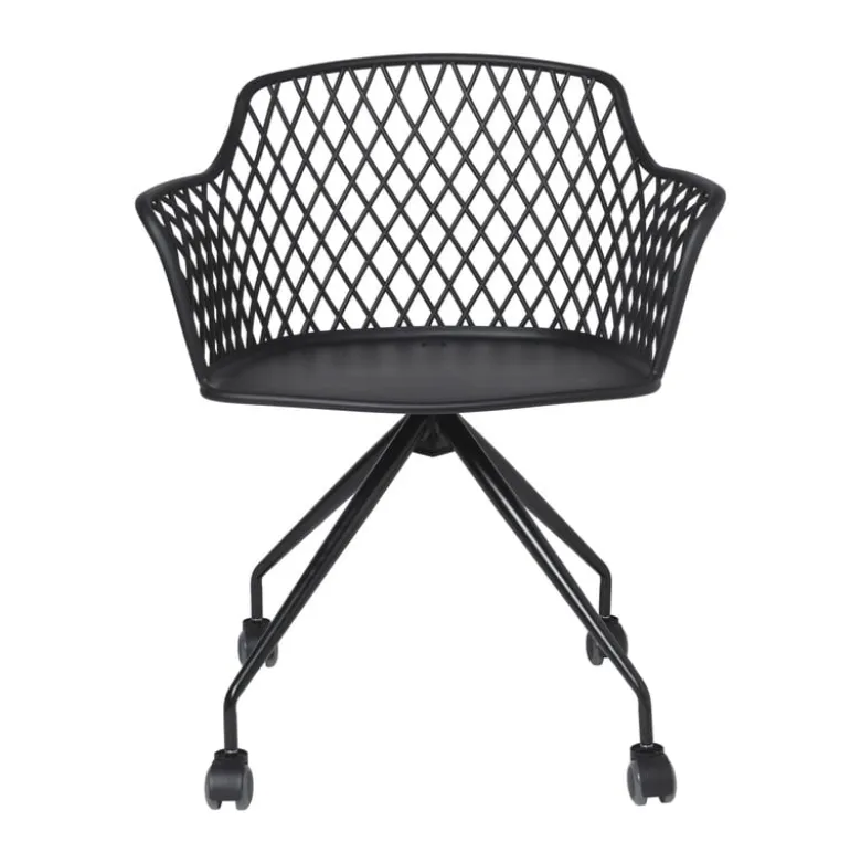 Bureaustoel Leon - zwart - 80x62.5x55.5 cm