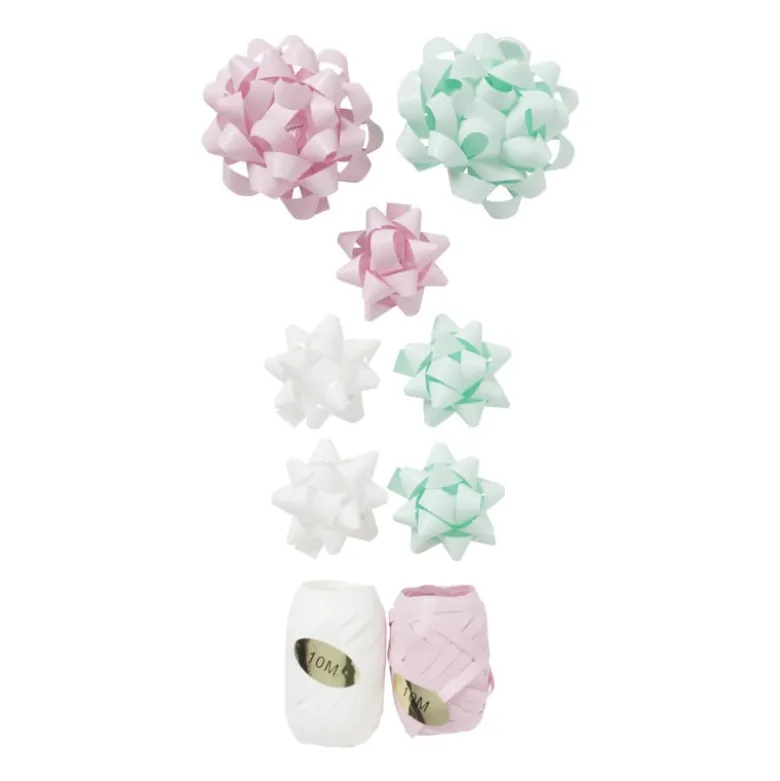 Cadeaulinten en strikken mix - pastel