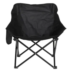 Campingstoel compact - zwart - 65x62x55 cm