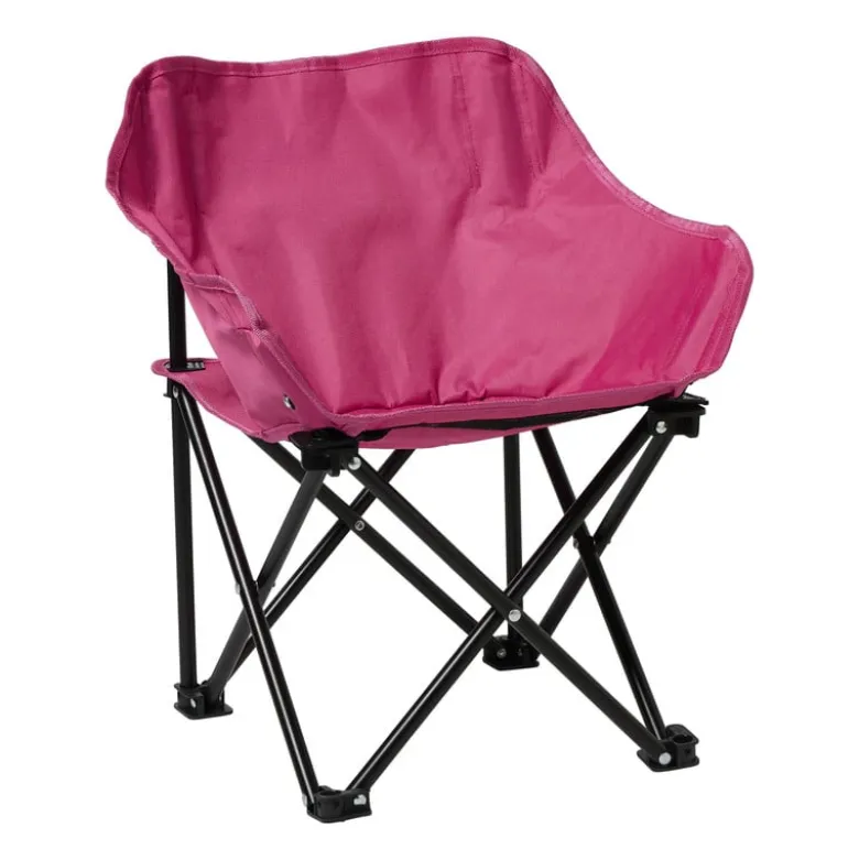 Campingstoel kids compact - roze - 50x50x40cm