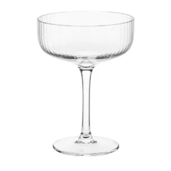 Champagnecoupe ribbel - glas - 200 ml