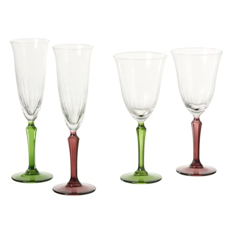 Champagneglas splendid - bordeauxrood - 210 ml