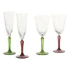 Champagneglas splendid - groen - 210 ml