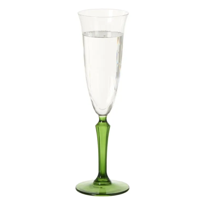 Champagneglas splendid - groen - 210 ml