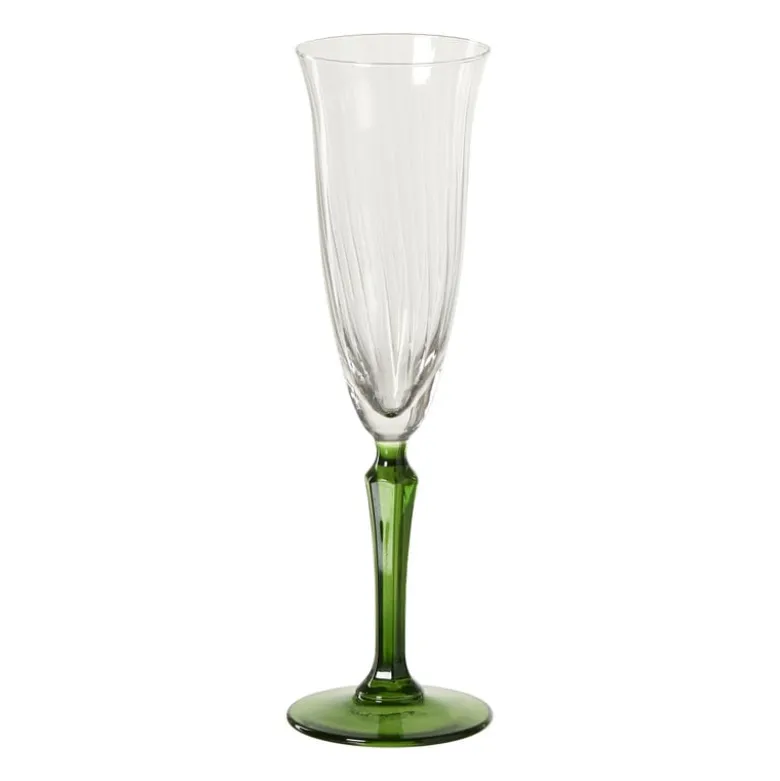 Champagneglas splendid - groen - 210 ml