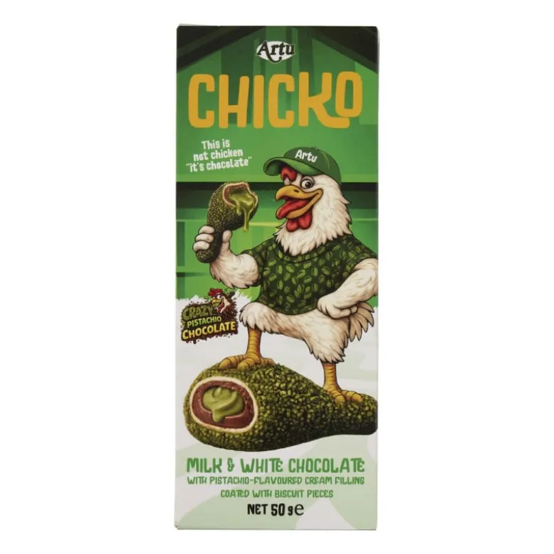 Chicko crunchy crispy chicken - pistachio - 50 gram