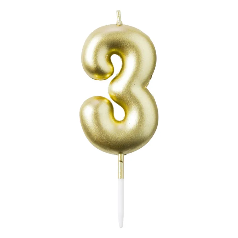Cijferkaars 3 - goud