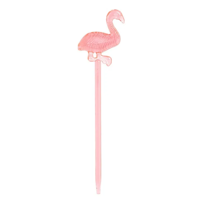 Cocktailprikkers flamingo - 24 stuks