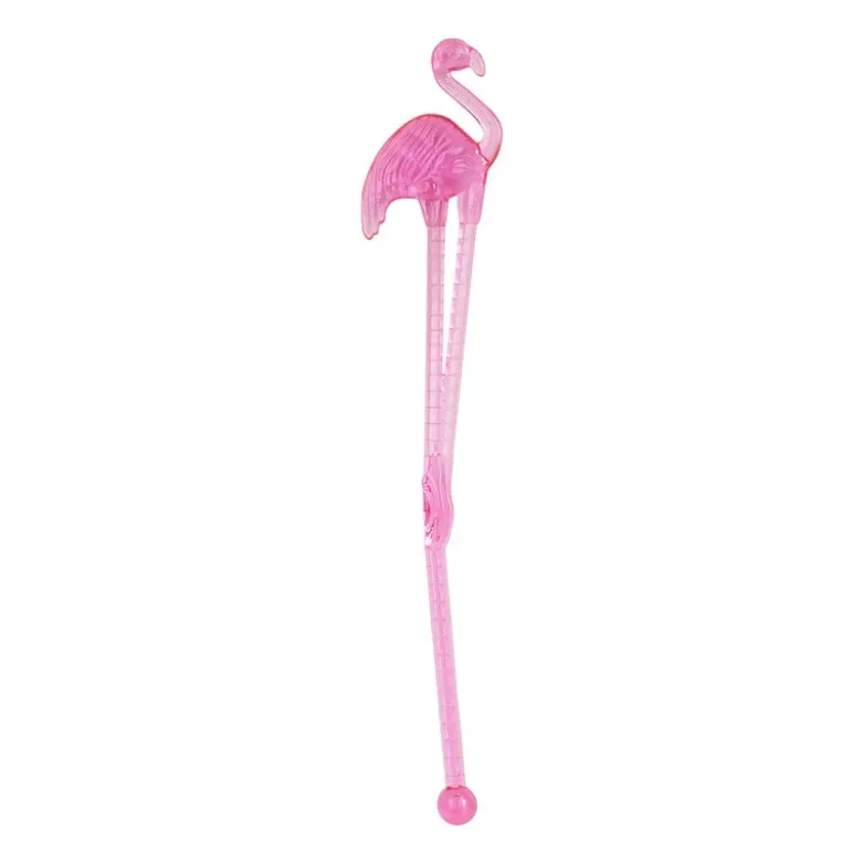 Cocktail roerstaafjes - flamingo - set van 12