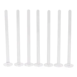 Cocktailstampers - transparant - set van 8