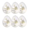 Confetti ballon - goudkleurig - set van 6