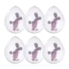 Confetti ballonnen - roségoudkleurig - set van 6