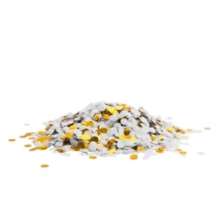 Confetti - wit / goud