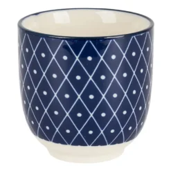 Cup blue print - diamonds - 150 ml