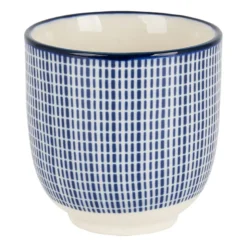 Cup blue print - stripes - 150 ml