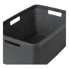 Curver jute wasmand - 46 liter - grijs