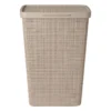 Curver jute wasmand met deksel - 58 liter - bruin