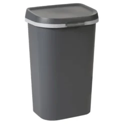 Curver prullenbak mistral flat - grijs - 50 liter