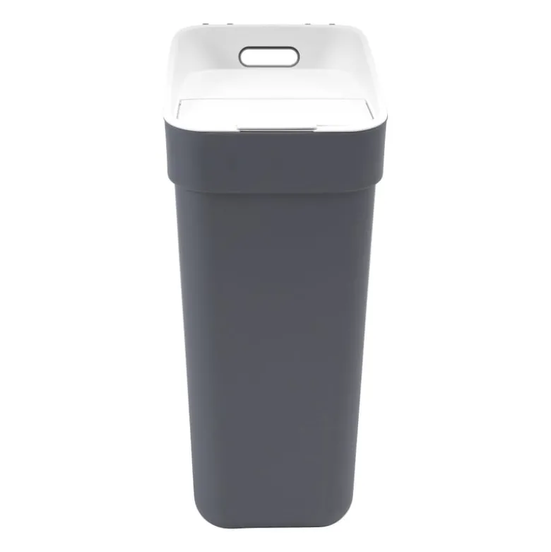 Curver prullenbak ready to collect - donkergrijs/lichtgrijs - 30 liter