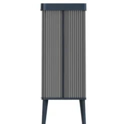 Curver prullenbak Verto - grijs/zwart - 54 liter
