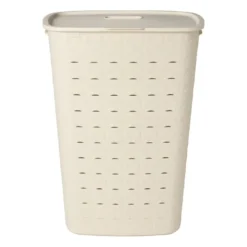 Curver wasmand fresh met deksel - 56 liter - beige