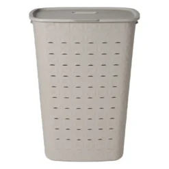Curver wasmand fresh met deksel - 56 liter - taupe
