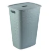 Curver wasmand fresh met deksel - 56 liter - blauw