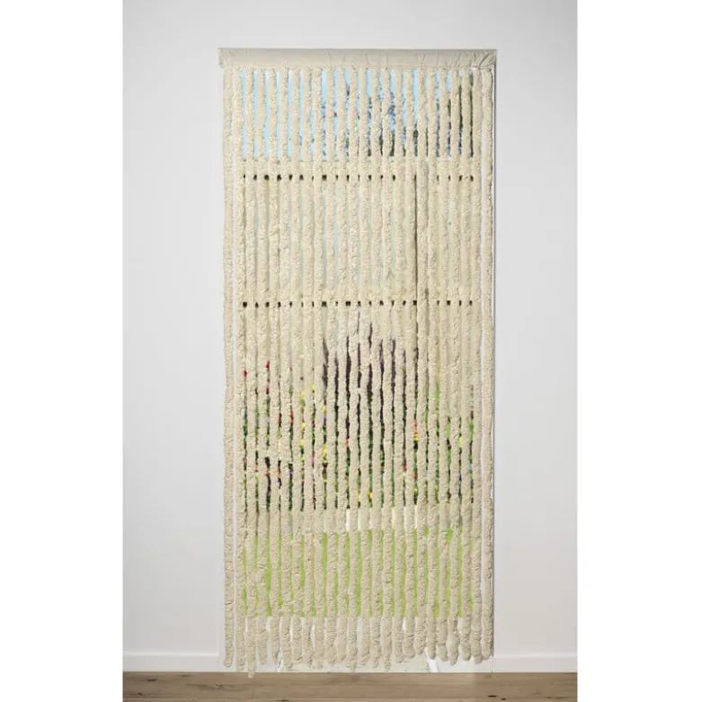 Deurgordijn fluffy - beige - 90x200 cm