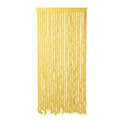 Deurgordijn fluffy - geel - 90x200 cm