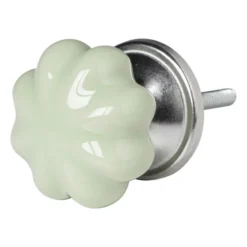 Deurknopje pompoen - groen - ø3.5 cm