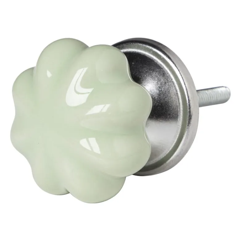 Deurknopje pompoen - groen - ø3.5 cm