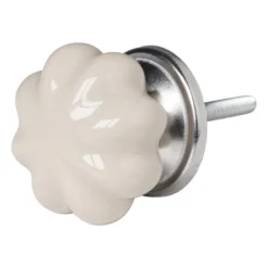 Deurknopje pompoen - naturel - ø3.5 cm