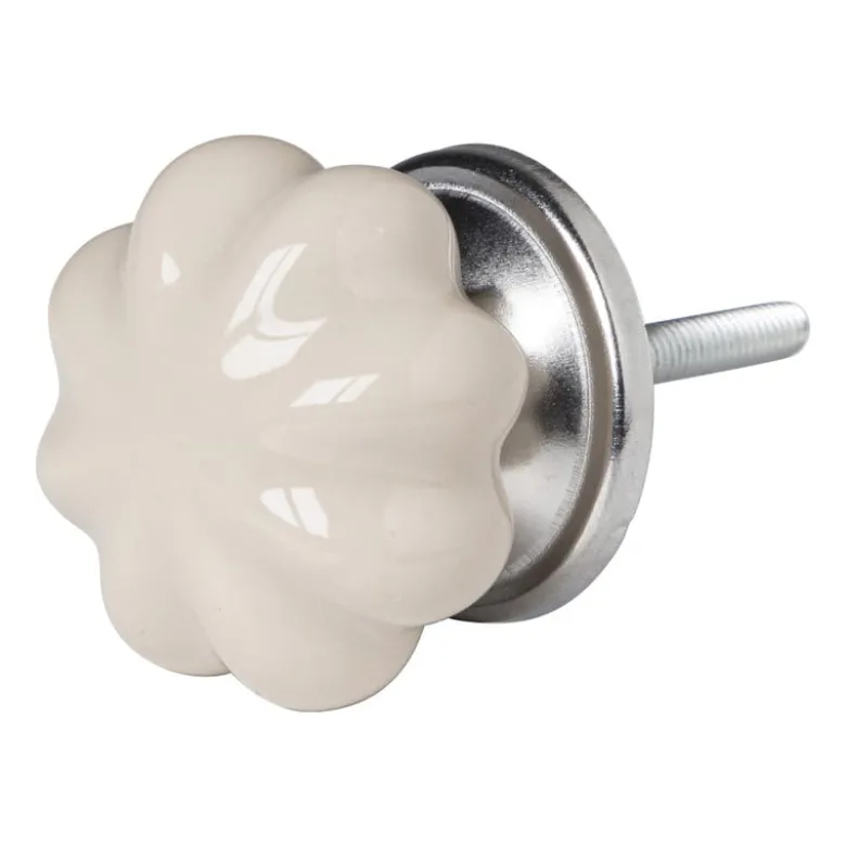 Deurknopje pompoen - naturel - ø3.5 cm