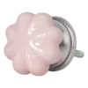 Deurknopje pompoen - roze - ø3.5 cm