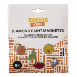 Diamond painting magneten DIY - set van 5 - diverse varianten