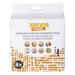 Diamond painting onderzetters - set van 8
