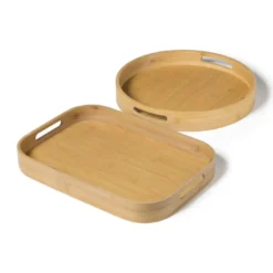 Dienblad rond - bamboe - ø35 cm