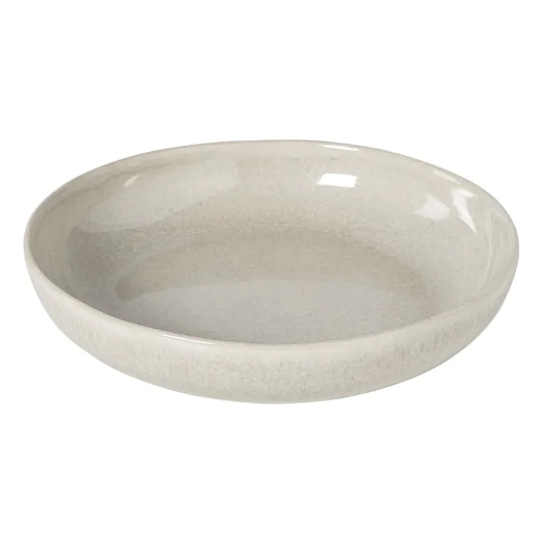 Diep bord fuji - beige - ø22x4 cm