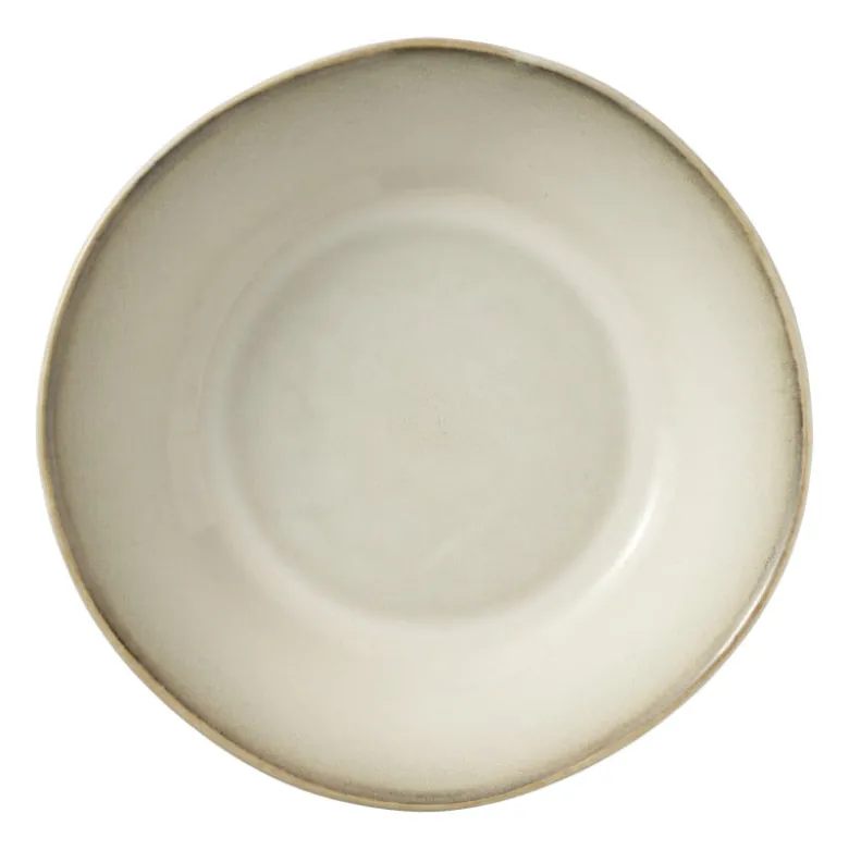 Diep bord Roots - beige - ø20x5.4 cm